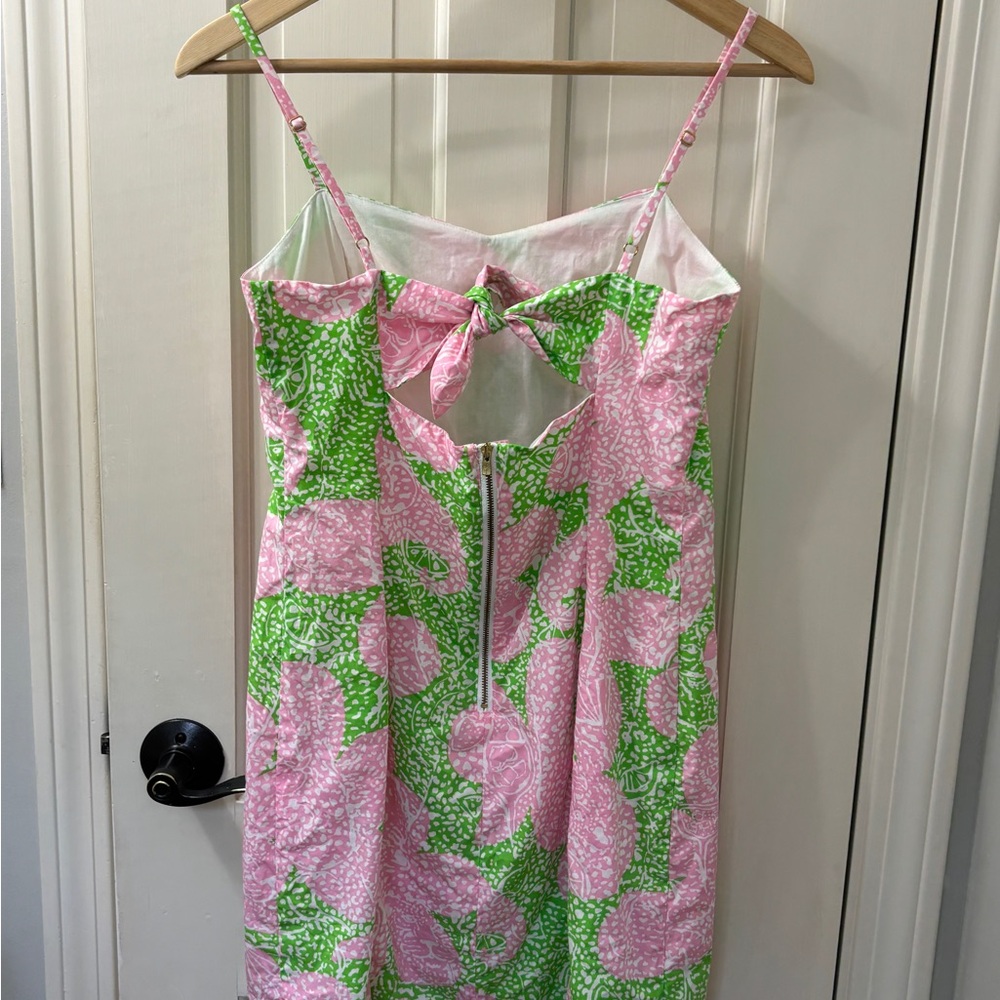 Lilly Pulitzer McCallum Dress Limeade/Cheat Ya. Size 4 - Picture 2 of 5